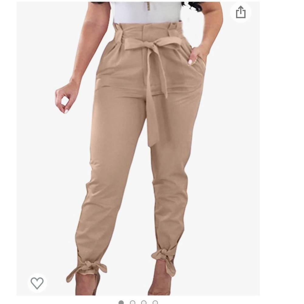 Casual high wasted pants